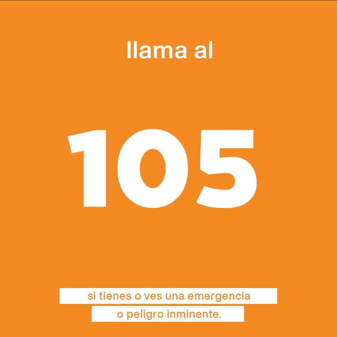 Llama al 105