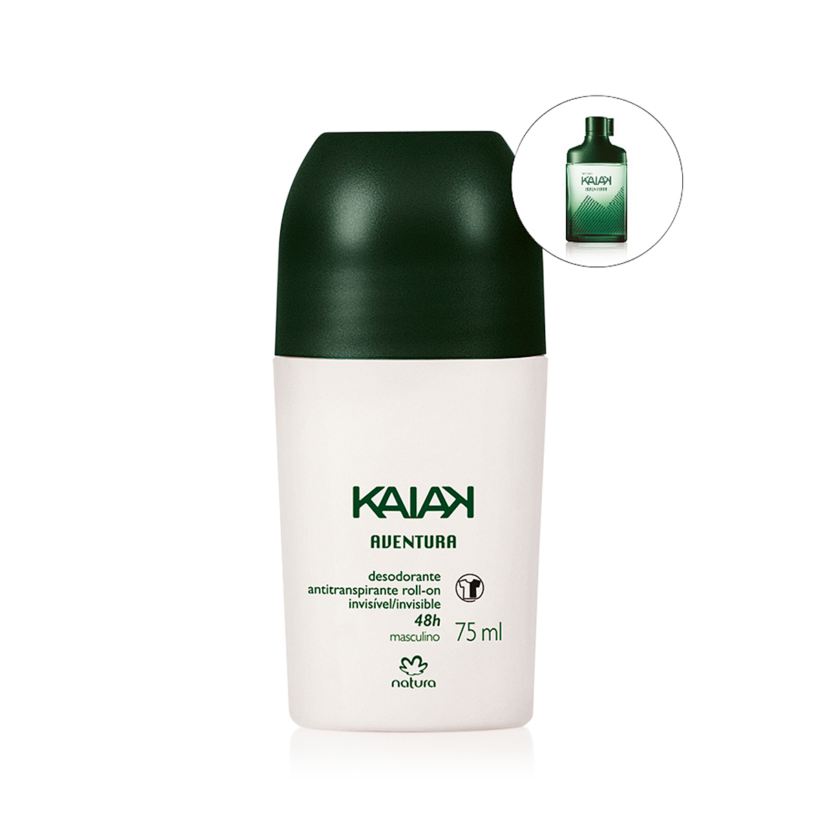 Kaiak Desodorante antitranspirante roll-on aventura 75 ml | Natura Peru