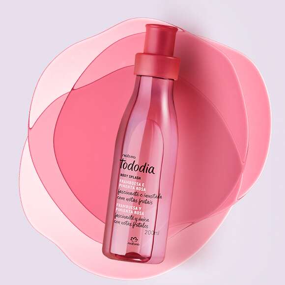 Tododia Body splash frambuesa y pimienta rosa 200 ml